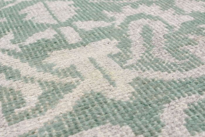 Indian La Seda 5'0" x 7'11" Hand-knotted Silk, Wool Rug 