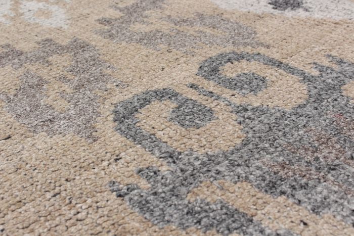 Tapis la seda 5'0" x 7'8" en laine & soie artificielle