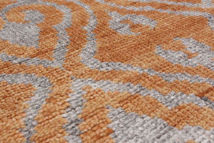 Indian La Seda 5'1" x 7'11" Hand-knotted Silk, Wool Rug 