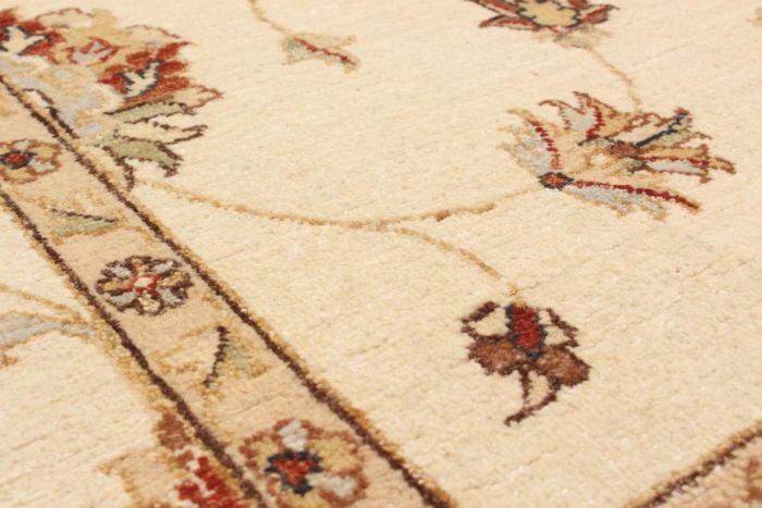 Indian Chobi Twisted 6'5" x 10'0" Hand-knotted Wool Rug 