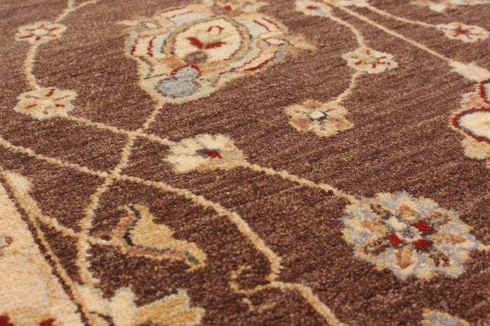 Indian Chobi Twisted 6'7" x 9'9" Hand-knotted Wool Rug 