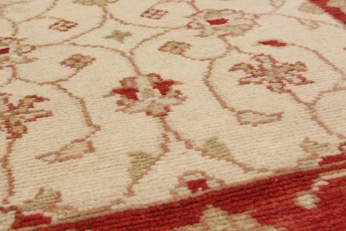 Indian Chubi Collection 2'4" x 8'0" Hand-knotted Wool Rug 