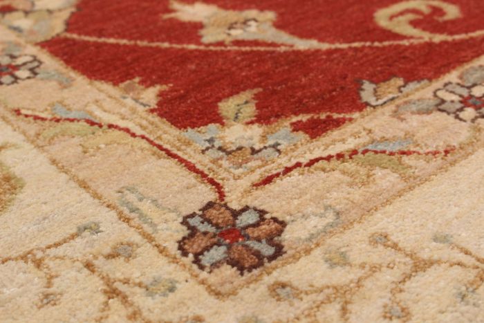 Indian Chobi Twisted 8'0" x 10'0" Hand-knotted Wool Rug 
