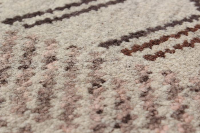 Indian Arlequin 4'10" x 7'9" Hand-knotted Wool Rug 
