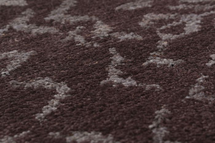 Indian Arlequin 5'0" x 7'9" Hand-knotted Wool Rug 