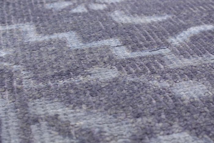 Indian La Seda 5'0" x 7'6" Hand-knotted Silk, Wool Rug 