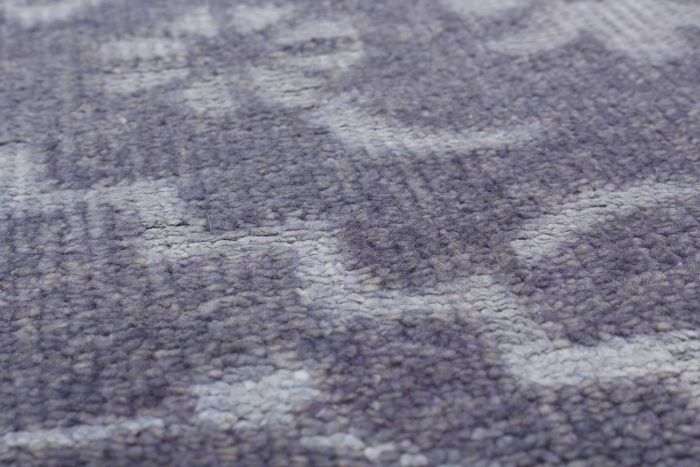 Indian La Seda 5'0" x 7'6" Hand-knotted Silk, Wool Rug 