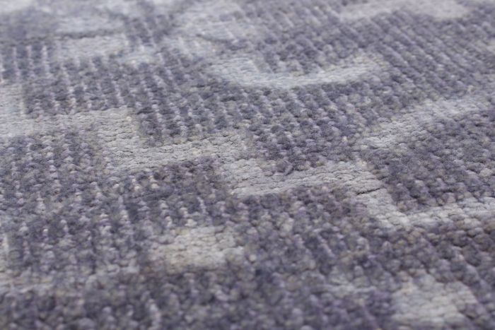 Indian La Seda 4'11" x 7'5" Hand-knotted Silk, Wool Rug 