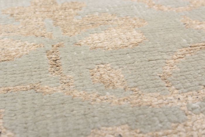 Tapis la seda 5'5" x 8'0" en laine & soie artificielle