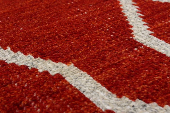 Tapis la seda 4'11" x 7'11" en laine & soie artificielle