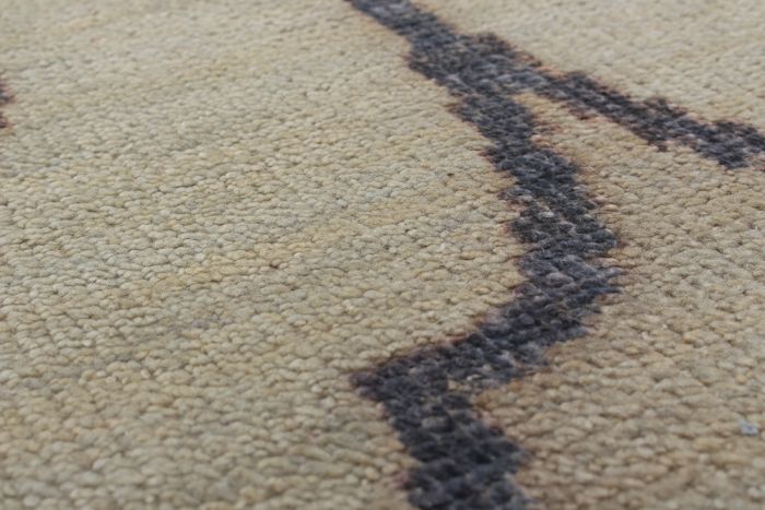 Indian La Seda 4'11" x 7'10" Hand-knotted Silk, Wool Rug 