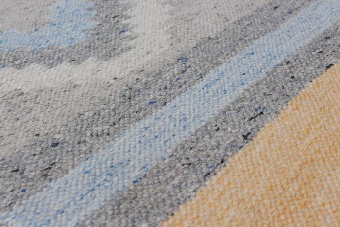 Turkish Izmir FW 5'0" x 8'0" Flat-Weave Wool Kilim 