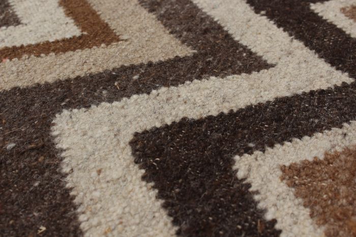 Turkish Izmir FW 5'3" x 7'7" Flat-Weave Wool Kilim 