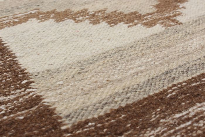Turkish Izmir FW 5'5" x 7'7" Flat-Weave Wool Kilim 