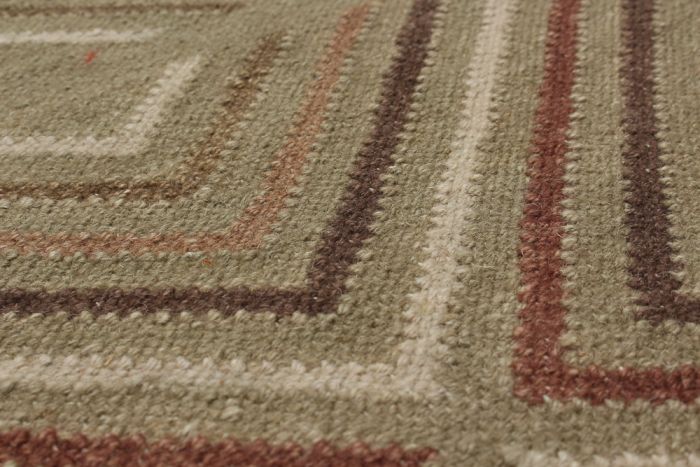 Turkish Izmir FW 5'4" x 7'10" Flat-Weave Wool Kilim 