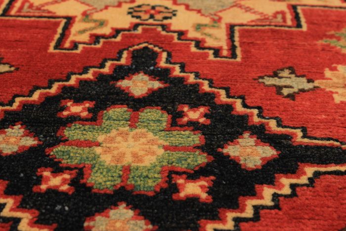 Afghan Finest Ghazni 2'10" x 9'10" Hand-knotted Wool Rug 