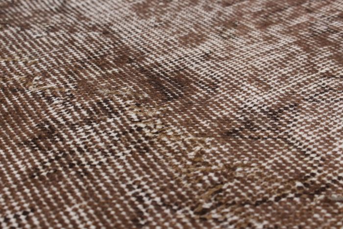 Turkish Color Transition 5'0" x 7'9" Hand-knotted Wool Brown Rug