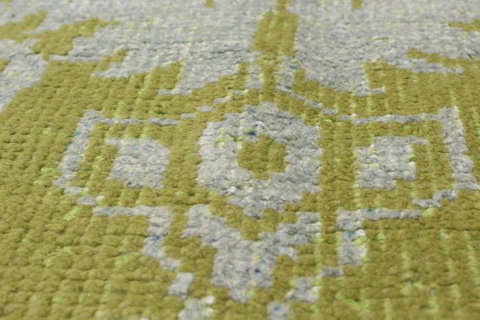 Indian La Seda 5'0" x 7'11" Hand-knotted Silk, Wool Rug 
