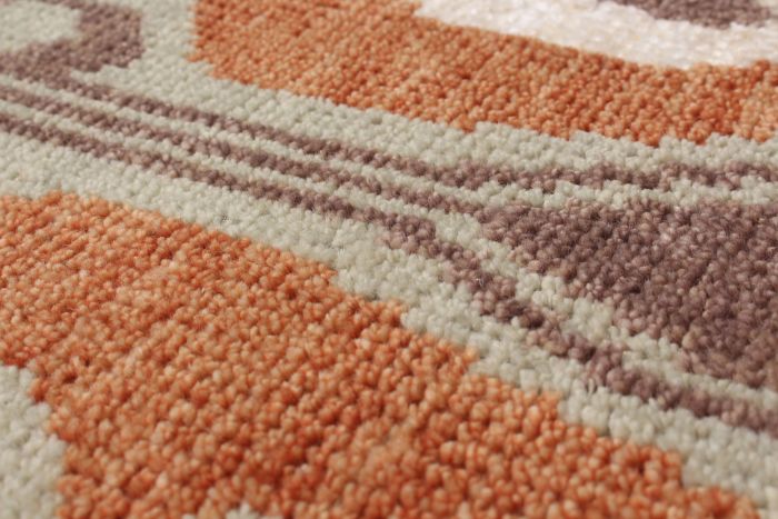 Indian La Seda 4'11" x 8'0" Hand-knotted Silk, Wool Rug 