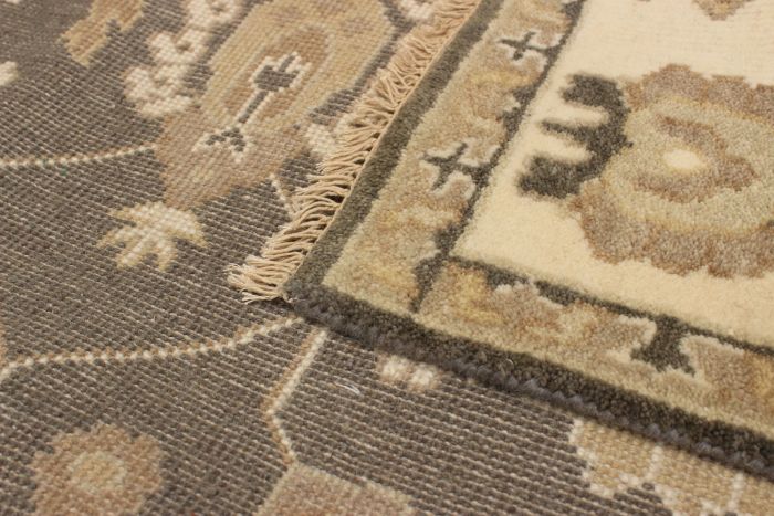 Indian Royal Oushak 5'0" x 8'2" Hand-knotted Wool Rug 