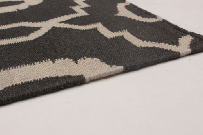 Turkish Ankara FW 5'1" x 7'11" Flat-Weave Wool Kilim 
