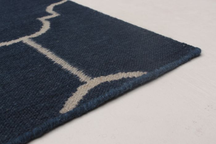 Turkish Ankara FW 4'11" x 8'2" Flat-Weave Wool Kilim 