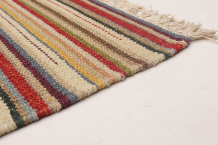 Turkish Ankara FW 5'4" x 7'11" Flat-Weave Wool Kilim 