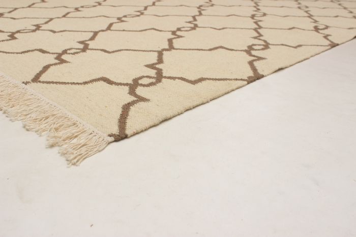 Turkish Ankara FW 4'11" x 7'10" Flat-Weave Wool Kilim 