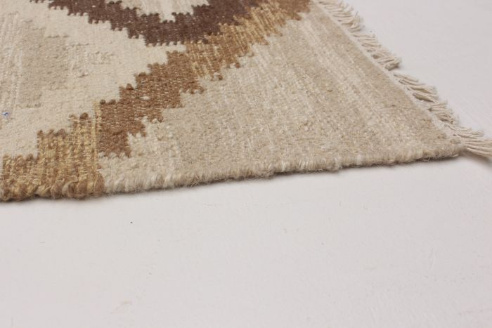 Turkish Izmir FW 5'0" x 8'0" Flat-Weave Wool Kilim 