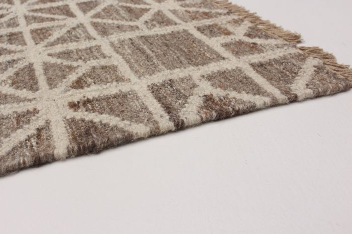 Turkish Izmir FW 5'1" x 7'11" Flat-Weave Wool Kilim 