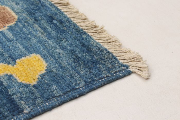 Indian Shalimar 7'10" x 10'0" Hand-knotted Wool Rug 