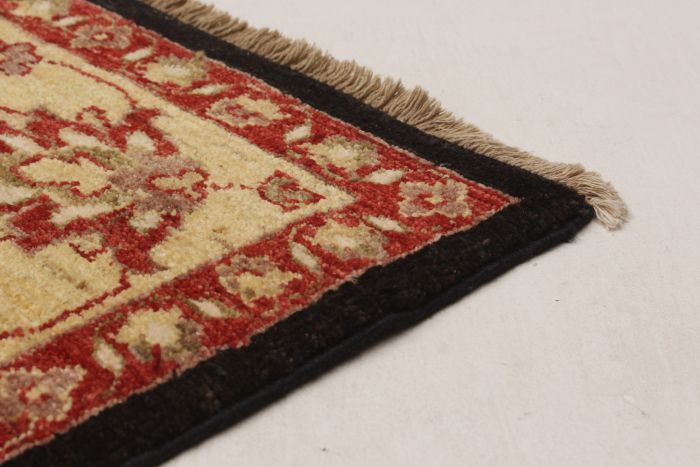 Afghan Chobi Finest 6'5" x 7'8" Hand-knotted Wool Rug 