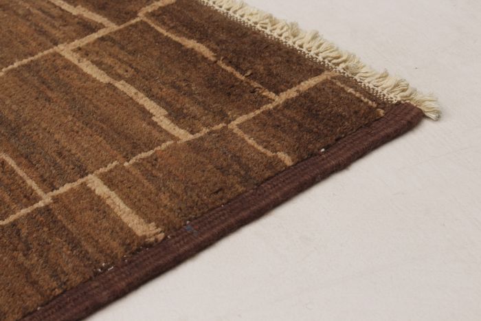 Indian Shalimar 4'9" x 7'10" Hand-knotted Wool Rug 