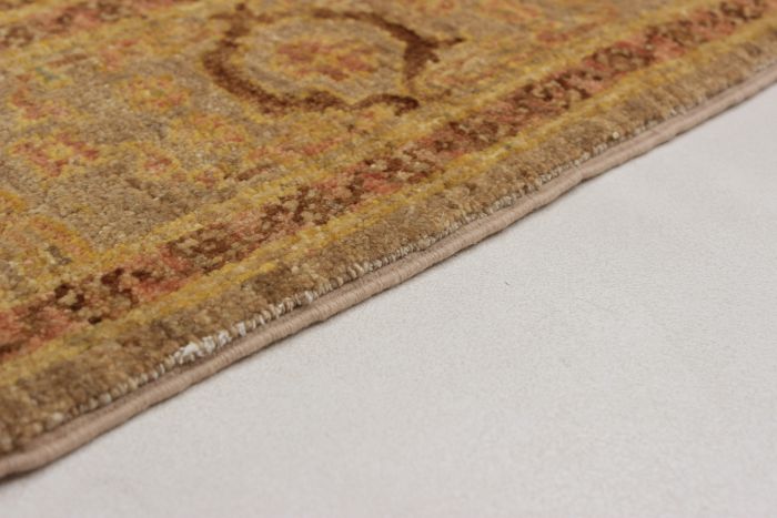 Indian Chobi Twisted 4'1" x 6'2" Hand-knotted Wool Rug 