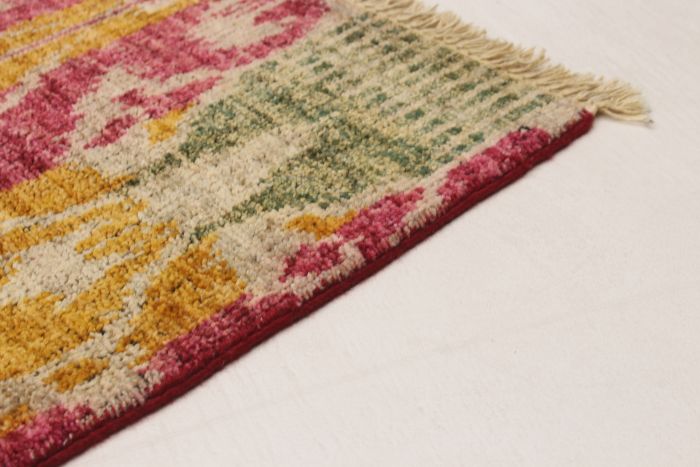 Indian Shalimar 7'10" x 10'4" Hand-knotted Wool Rug 