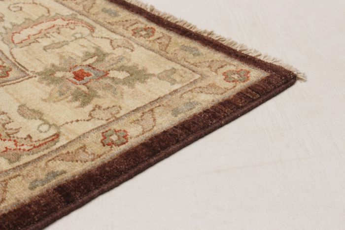 Afghan Chobi Finest 6'4" x 8'10" Hand-knotted Wool Rug 