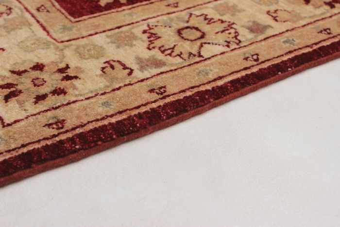 Indian Chobi Twisted 4'7" x 6'9" Hand-knotted Wool Rug 
