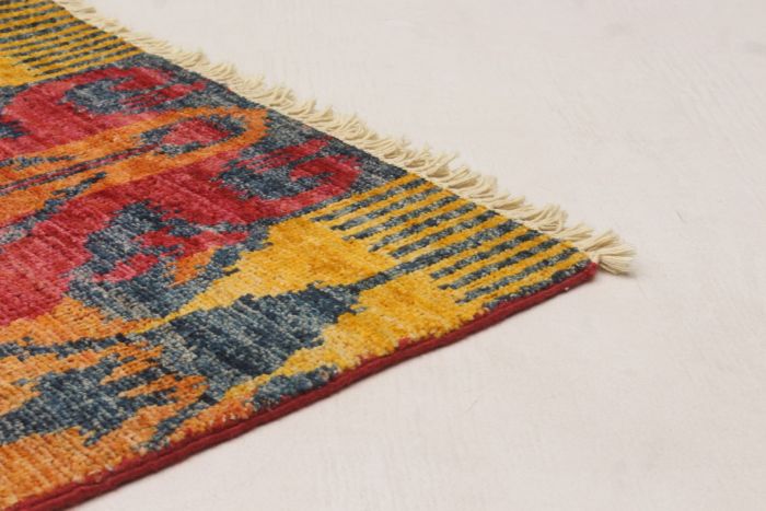 Indian Shalimar 8'10" x 12'1" Hand-knotted Wool Rug 