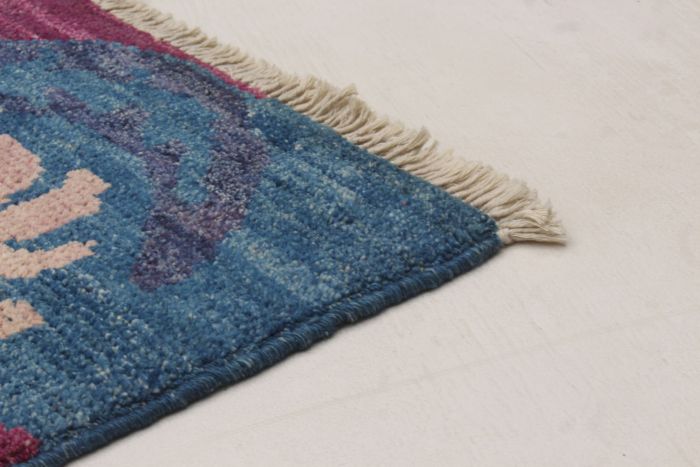 Indian Shalimar 9'3" x 11'10" Hand-knotted Wool Rug 