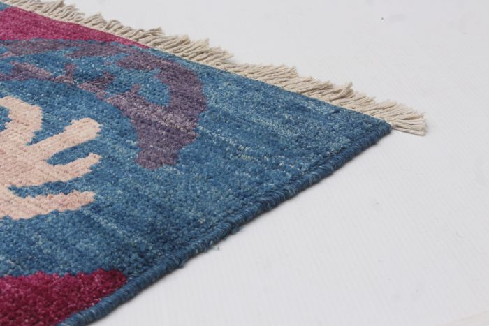 Indian Shalimar 10'3" x 13'10" Hand-knotted Wool Rug 