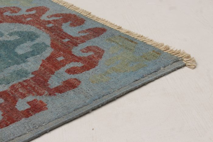 Indian Shalimar 8'0" x 10'3" Hand-knotted Wool Rug 