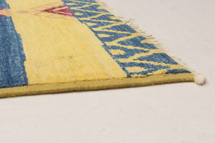 Indian Shalimar 9'10" x 13'10" Hand-knotted Wool Rug 