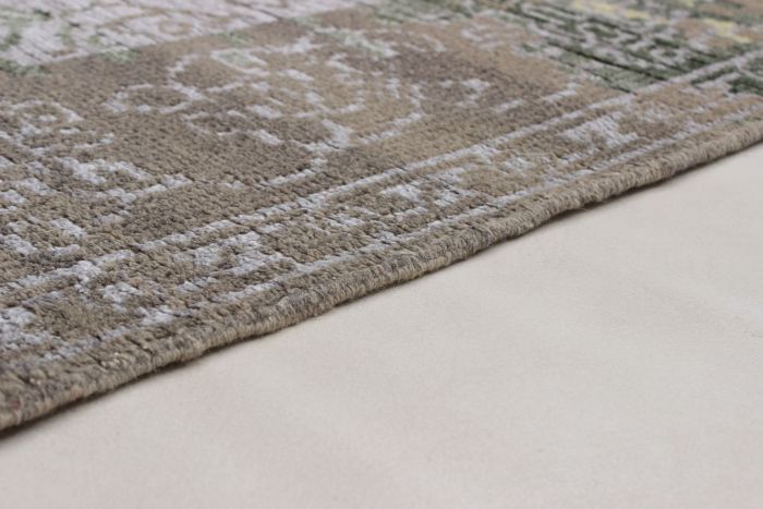Indian La Seda 5'1" x 8'2" Hand-knotted Wool & Silk Rug 