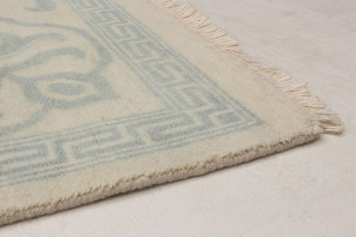 Indian Elysee Finest Ushak 7'9" x 10'3" Hand-knotted Wool Rug 