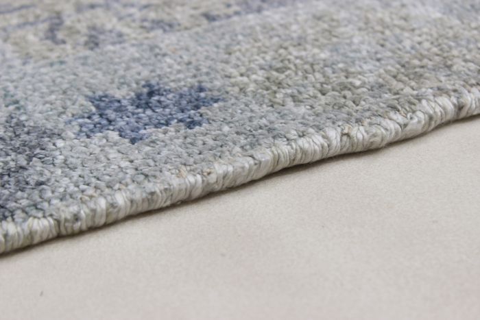 Indian Jules Oushak 5'0" x 7'10" Hand-knotted Silk Rug 