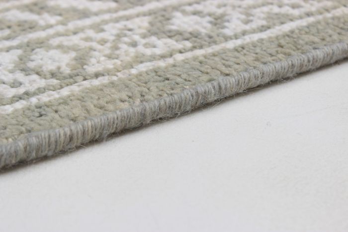 Tapis la seda 4'11" x 8'0" en laine & soie artificielle