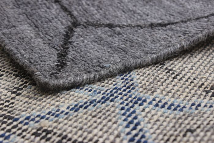 Indian La Seda 5'3" x 7'10" Hand-knotted Silk, Wool Rug 