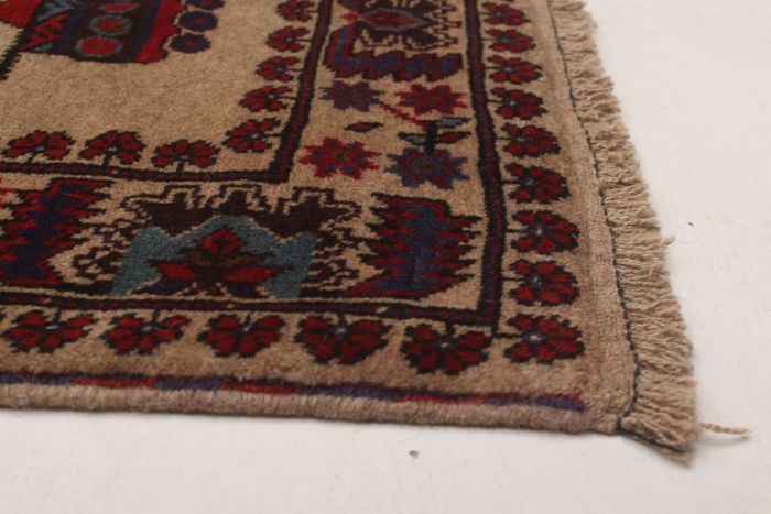 Afghan Rare War 6'8" x 10'2" Hand-knotted Wool Rug 