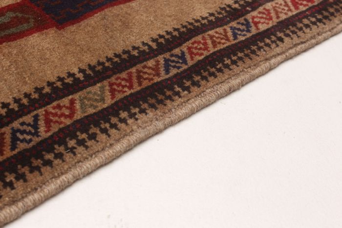 Afghan Rare War 2'11" x 4'11" Hand-knotted Wool Rug 