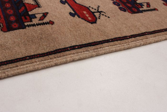 Afghan Rare War 2'11" x 4'4" Hand-knotted Wool Rug 